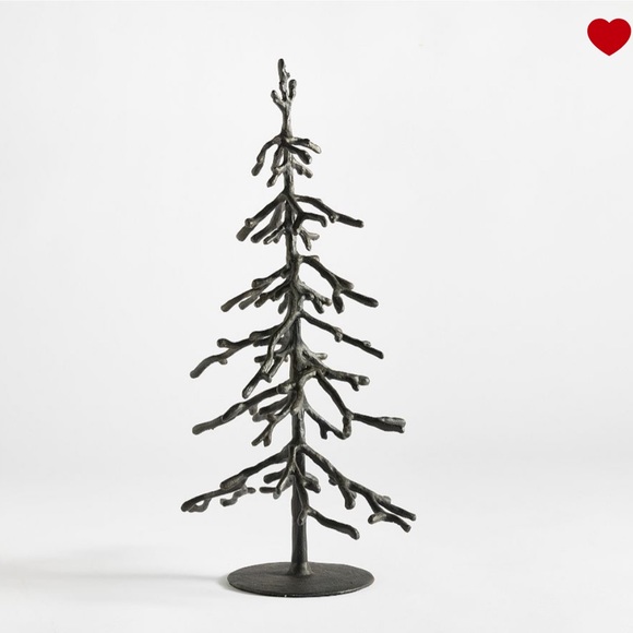 Pottery Barn 1/ Bronze Sculpted Trees 1/ Medium~ 4" w x 7" d x 14" h - Picture 1 of 10
